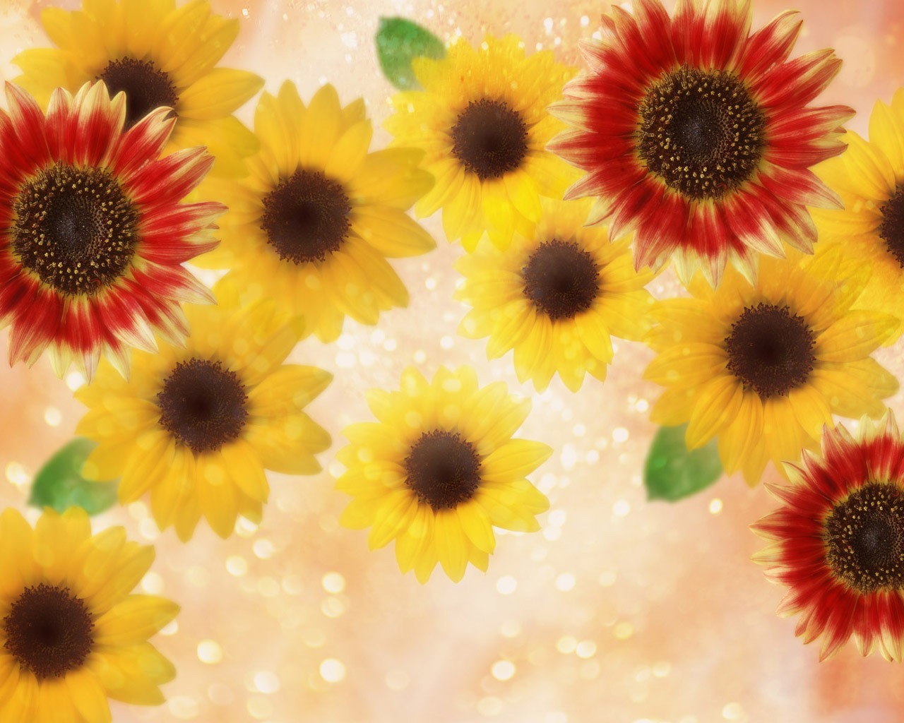 梦幻CG背景花卉壁纸14 - 1280x1024