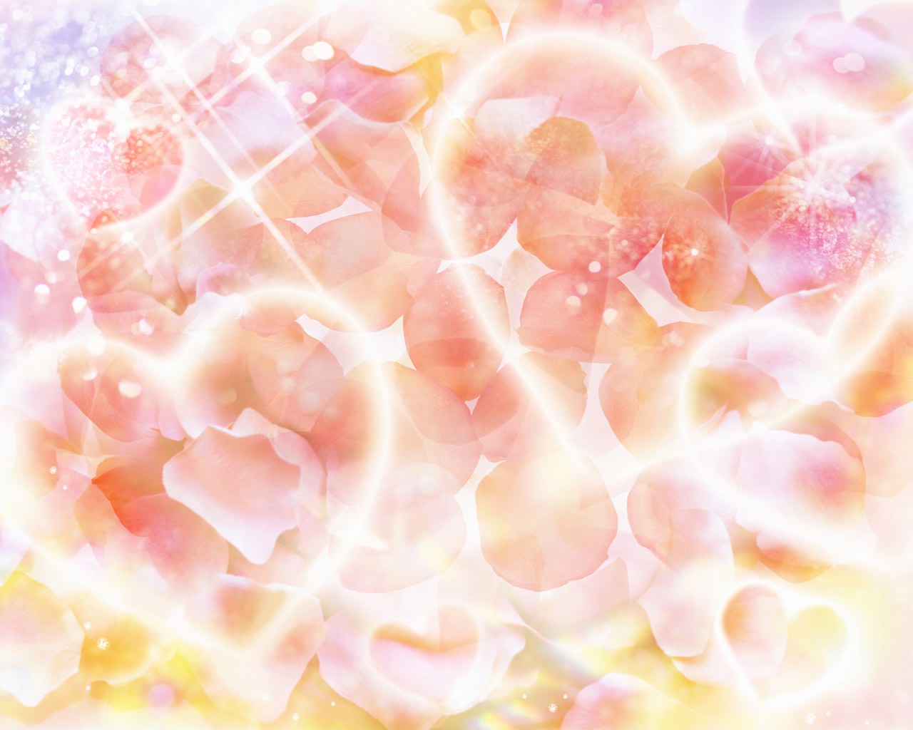 梦幻CG背景花卉壁纸17 - 1280x1024