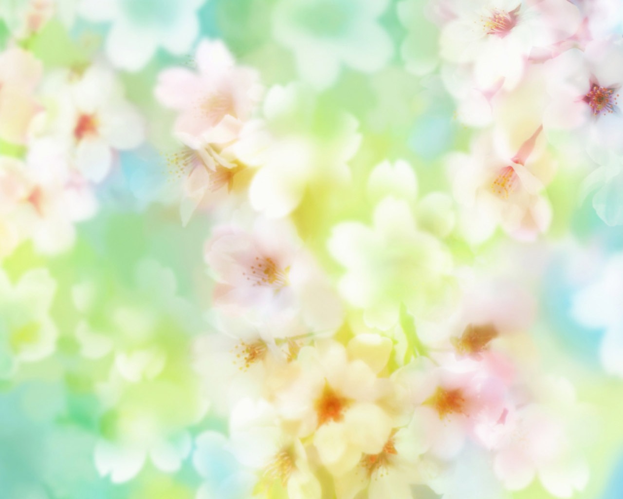梦幻CG背景花卉壁纸20 - 1280x1024
