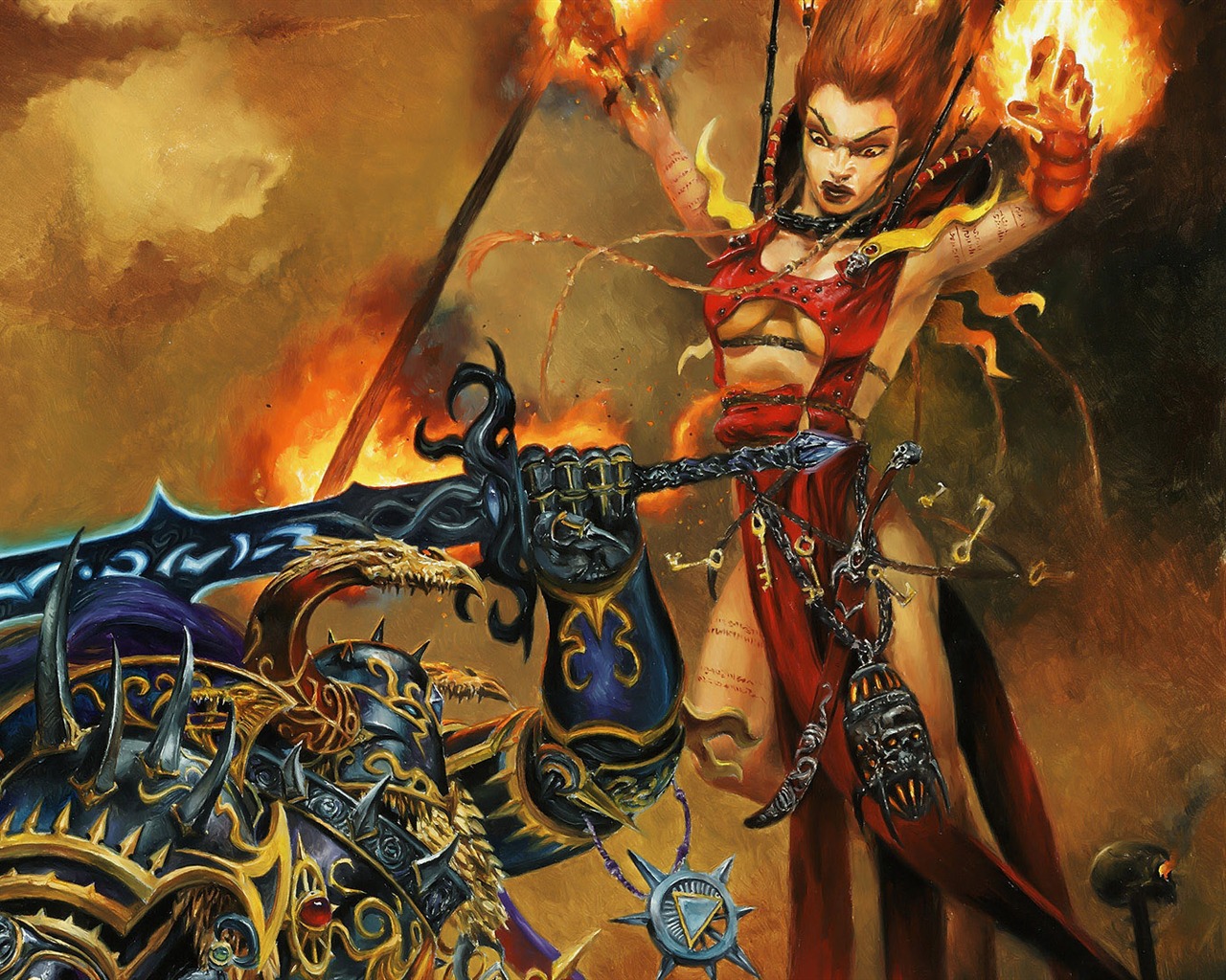 1080 Games Women CG wallpapers (2) #18 - 1280x1024