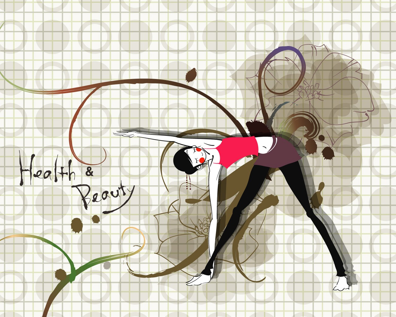 Vektorové Sportovní Girls Tapety (2) #17 - 1280x1024