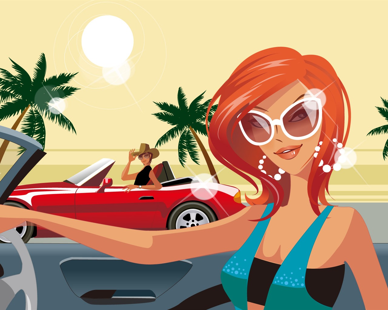 Vector Wallpaper leisure life (3) #11 - 1280x1024