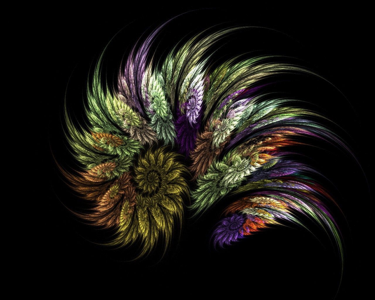 Dream flower design wallpaper (1) #3 - 1280x1024