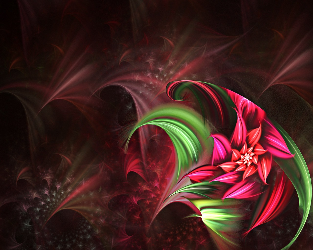 Dream flower design wallpaper (1) #11 - 1280x1024