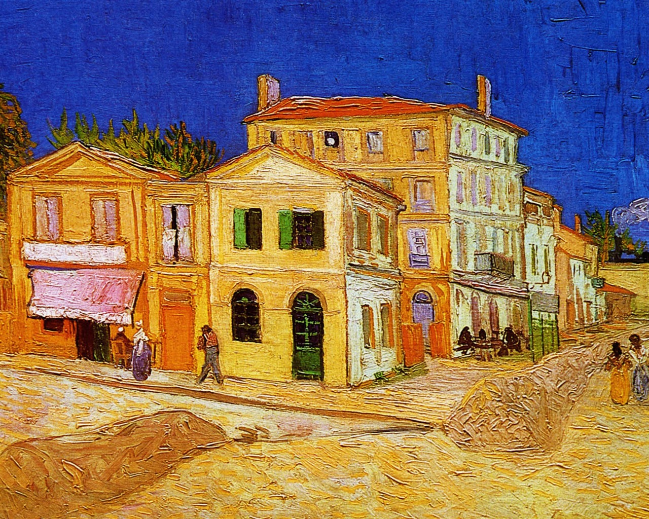 Vincent Van Gogh malování tapety (1) #1 - 1280x1024