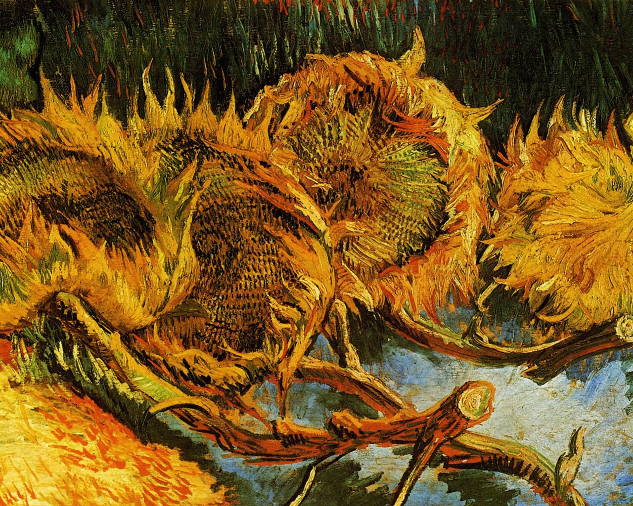 Vincent Van Gogh malování tapety (1) #3 - 1280x1024