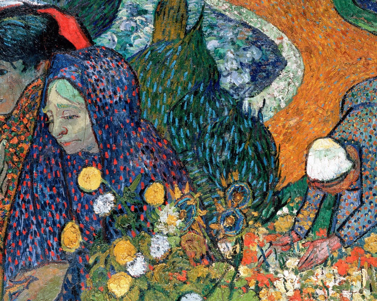 Vincent Van Gogh malování tapety (1) #4 - 1280x1024