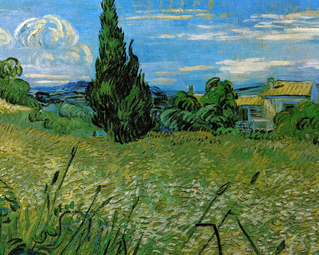 Vincent Van Gogh malování tapety (1) #8 - 1280x1024