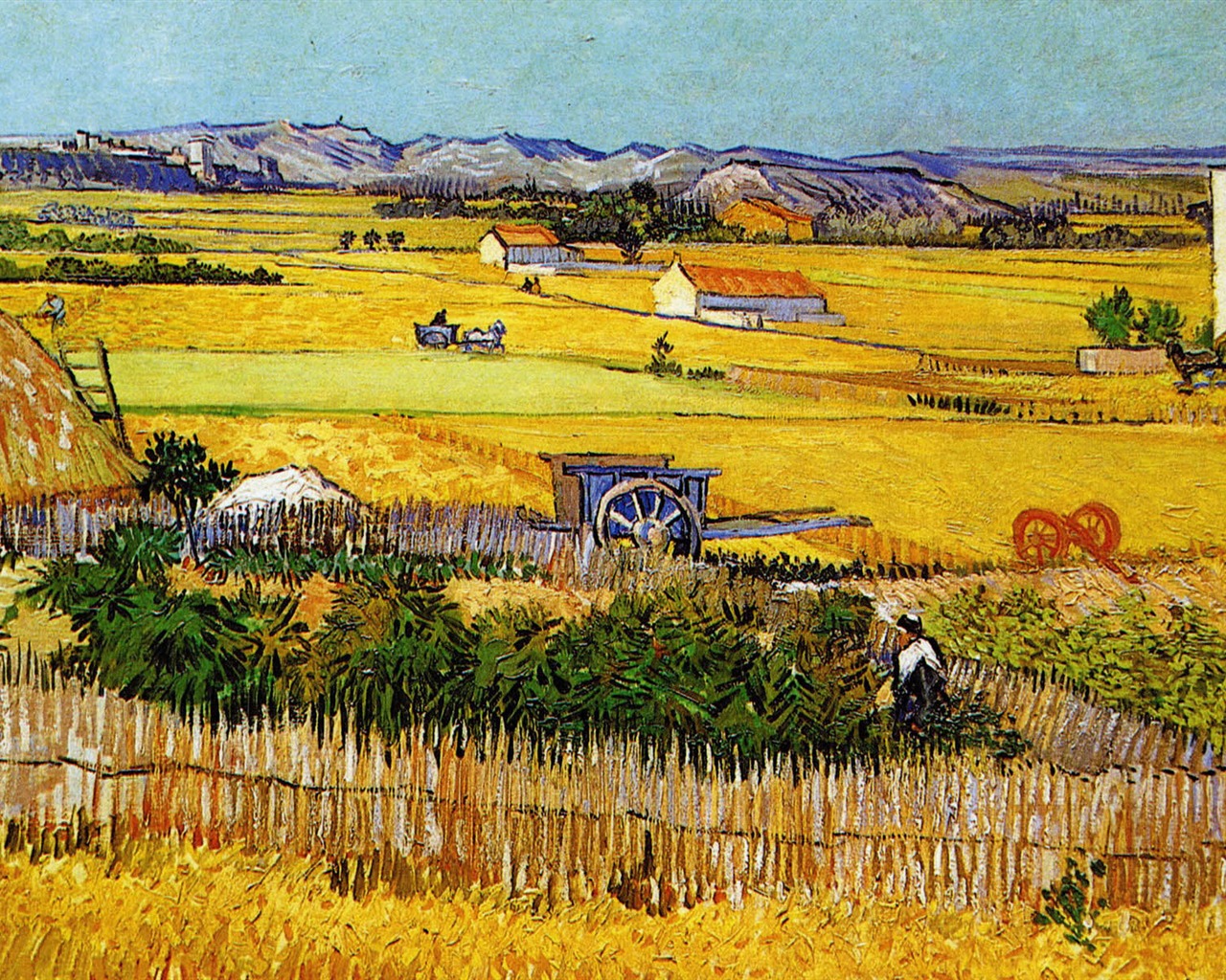 Vincent Van Gogh malování tapety (1) #9 - 1280x1024