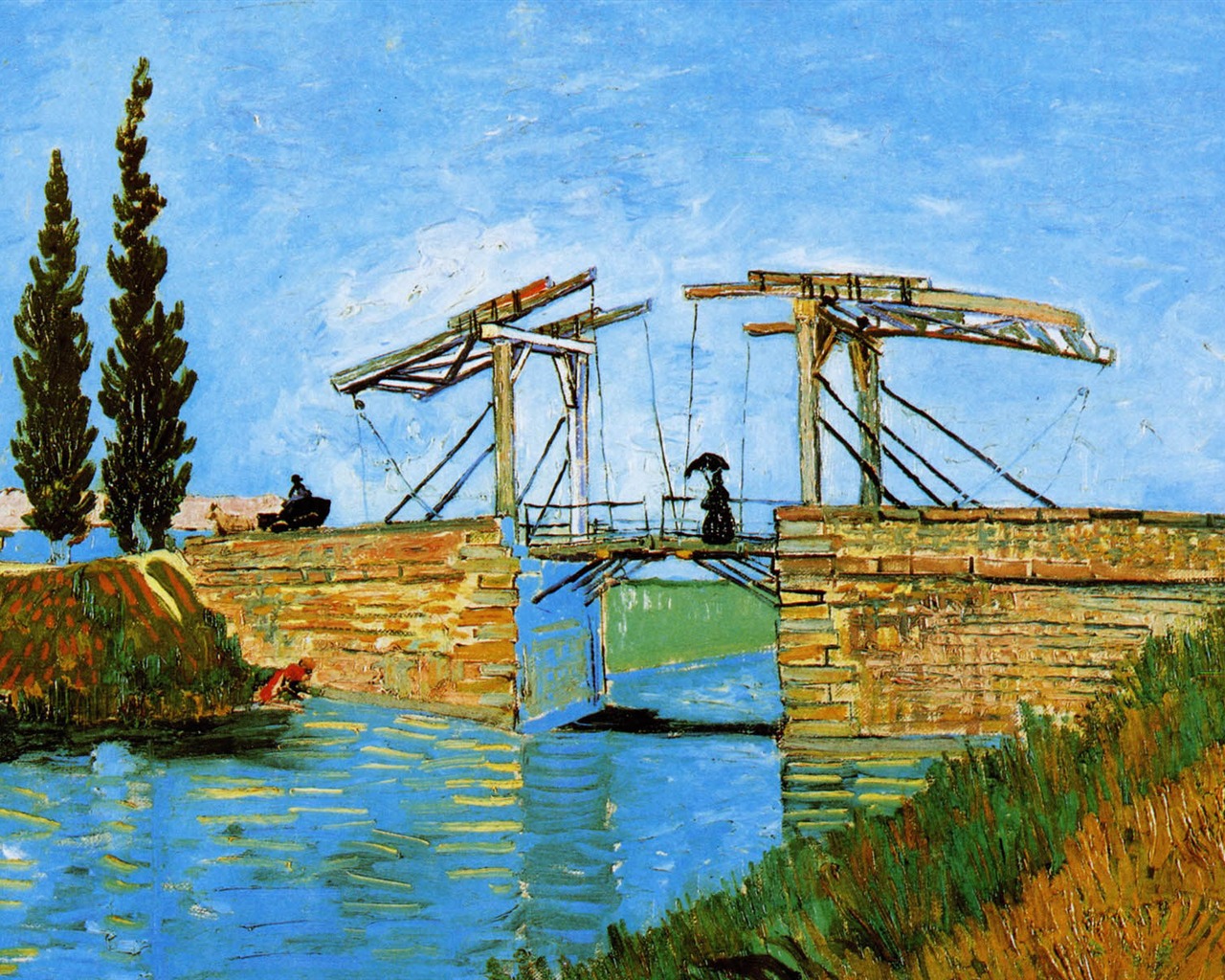 Vincent Van Gogh malování tapety (1) #16 - 1280x1024