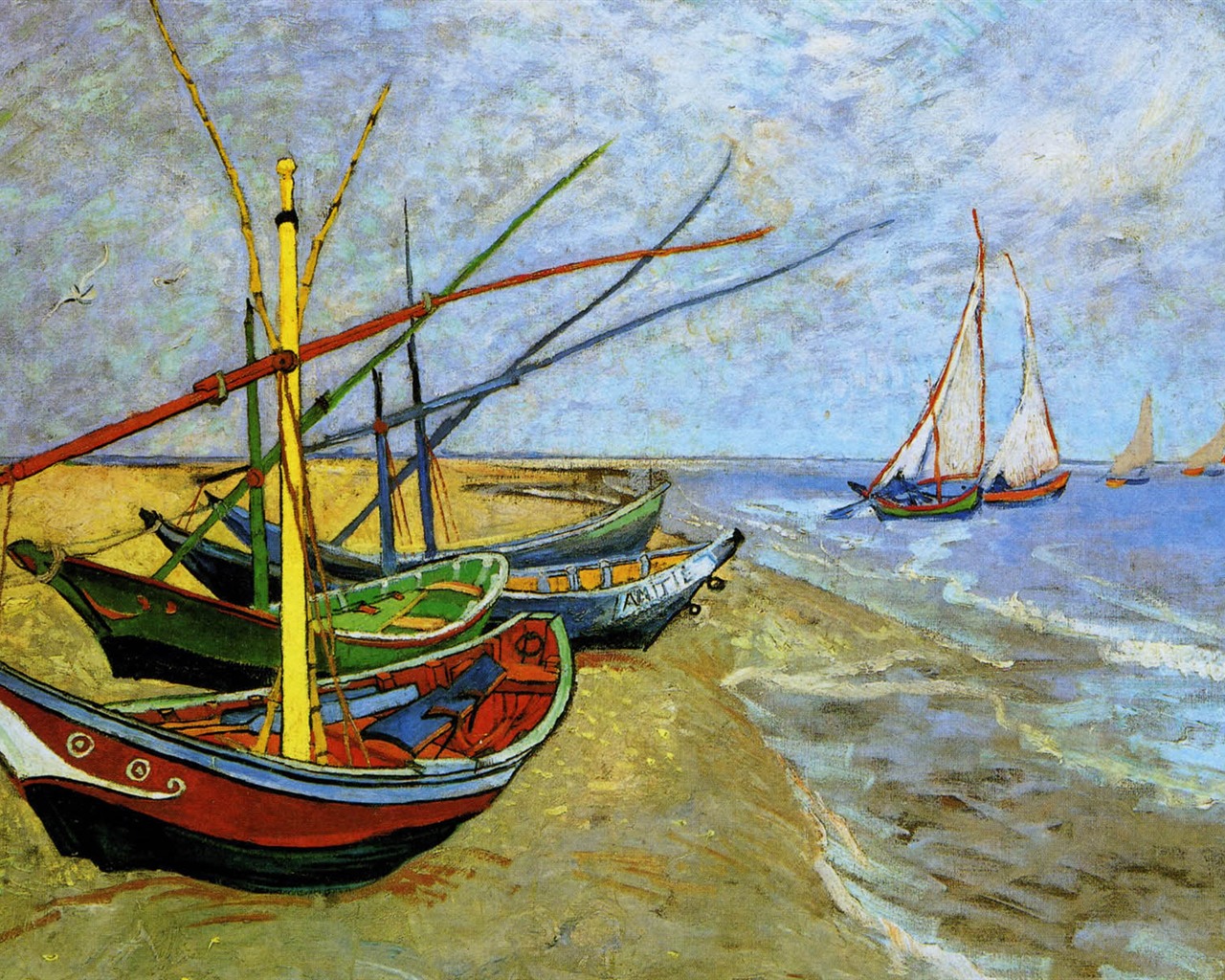 Vincent Van Gogh painting wallpaper (1) #18 - 1280x1024