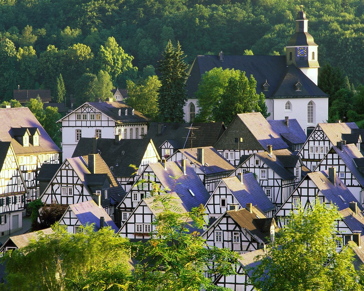 RLD paysages de l'Allemagne d'écran #19 - 1280x1024