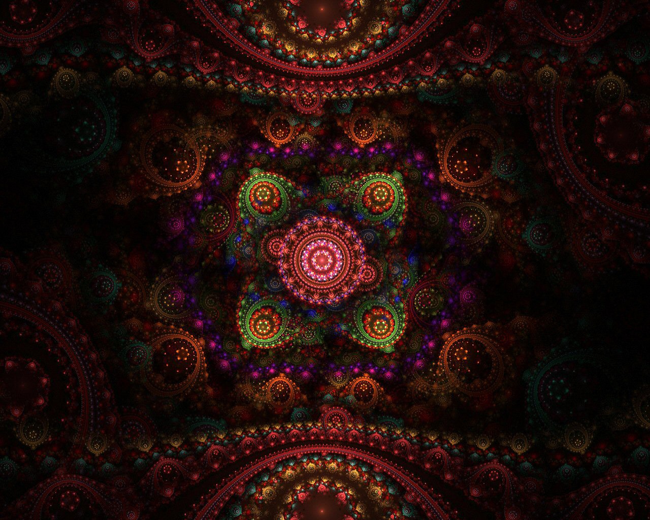 Dream květinovým vzorem tapety (2) #5 - 1280x1024