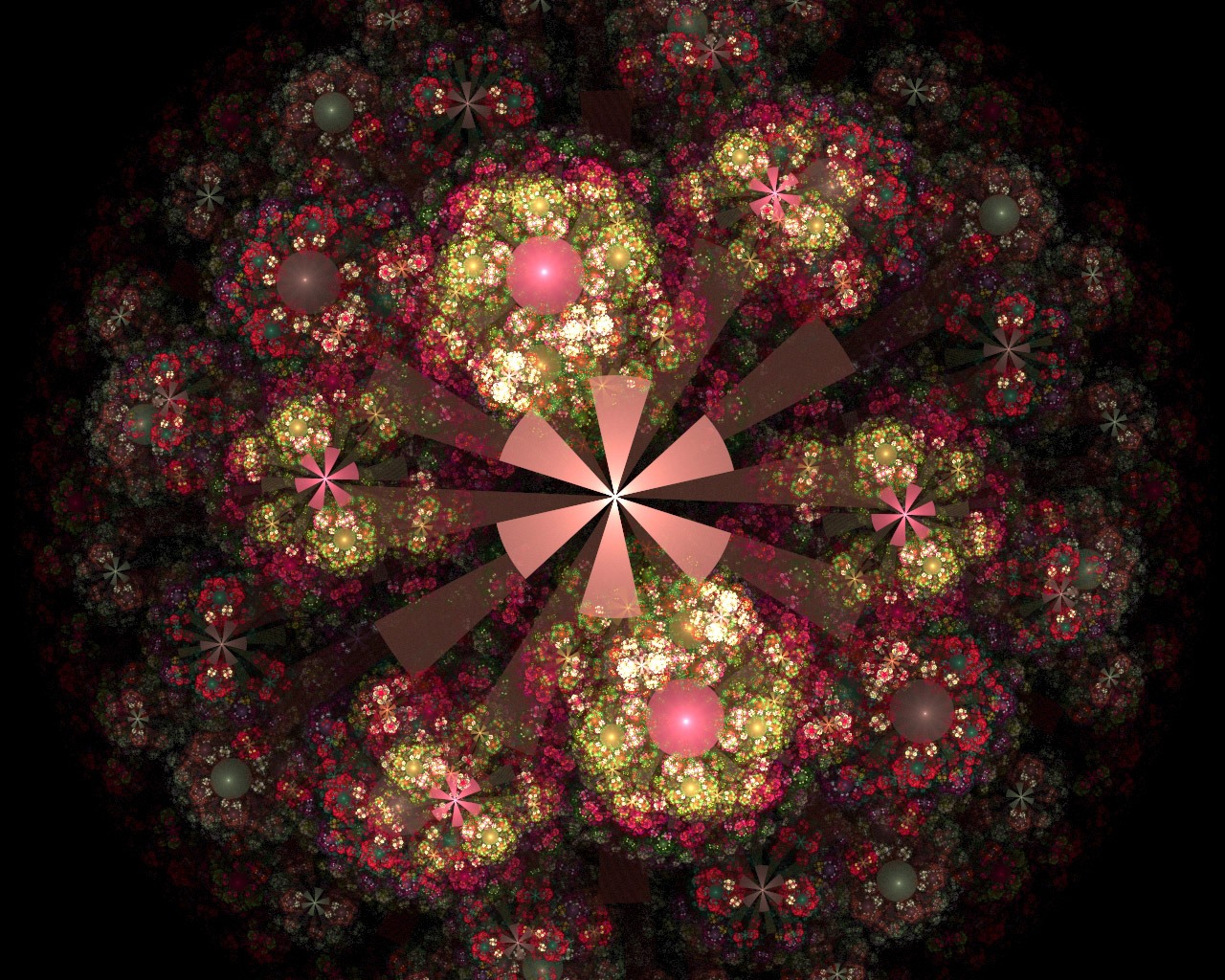 Dream flower design wallpaper (2) #14 - 1280x1024