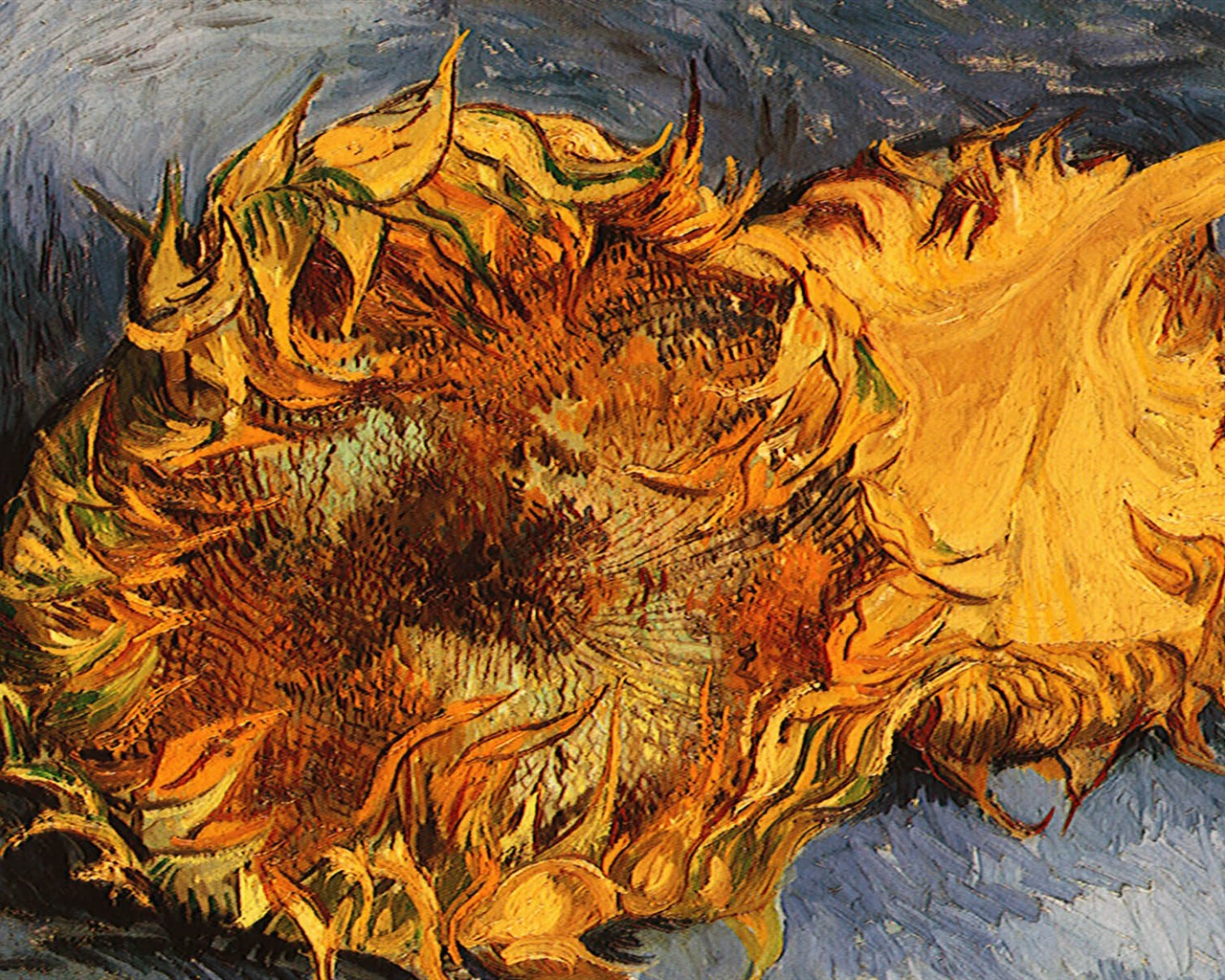 Vincent Van Gogh malování tapetu (2) #2 - 1280x1024