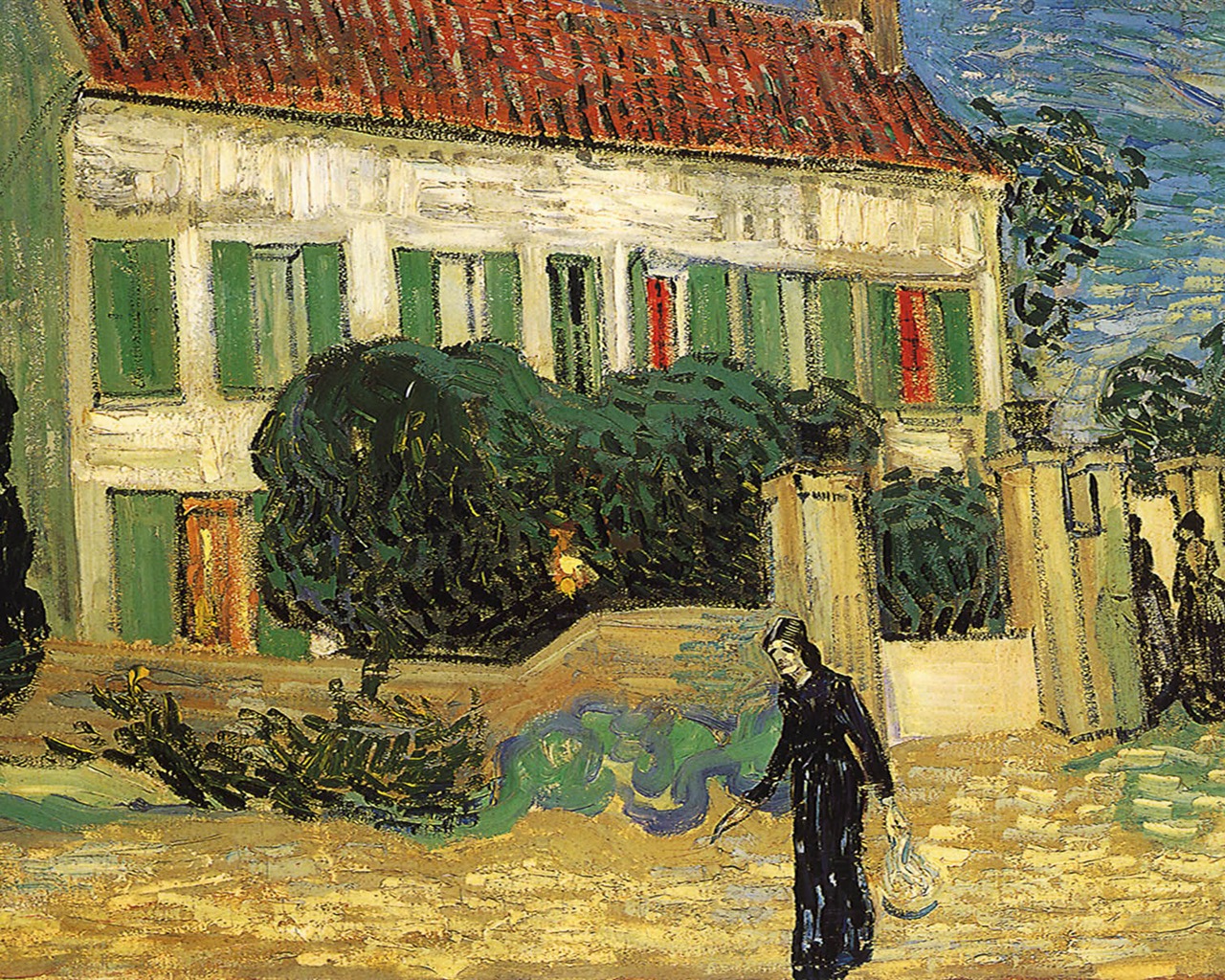 Vincent Van Gogh malování tapetu (2) #7 - 1280x1024