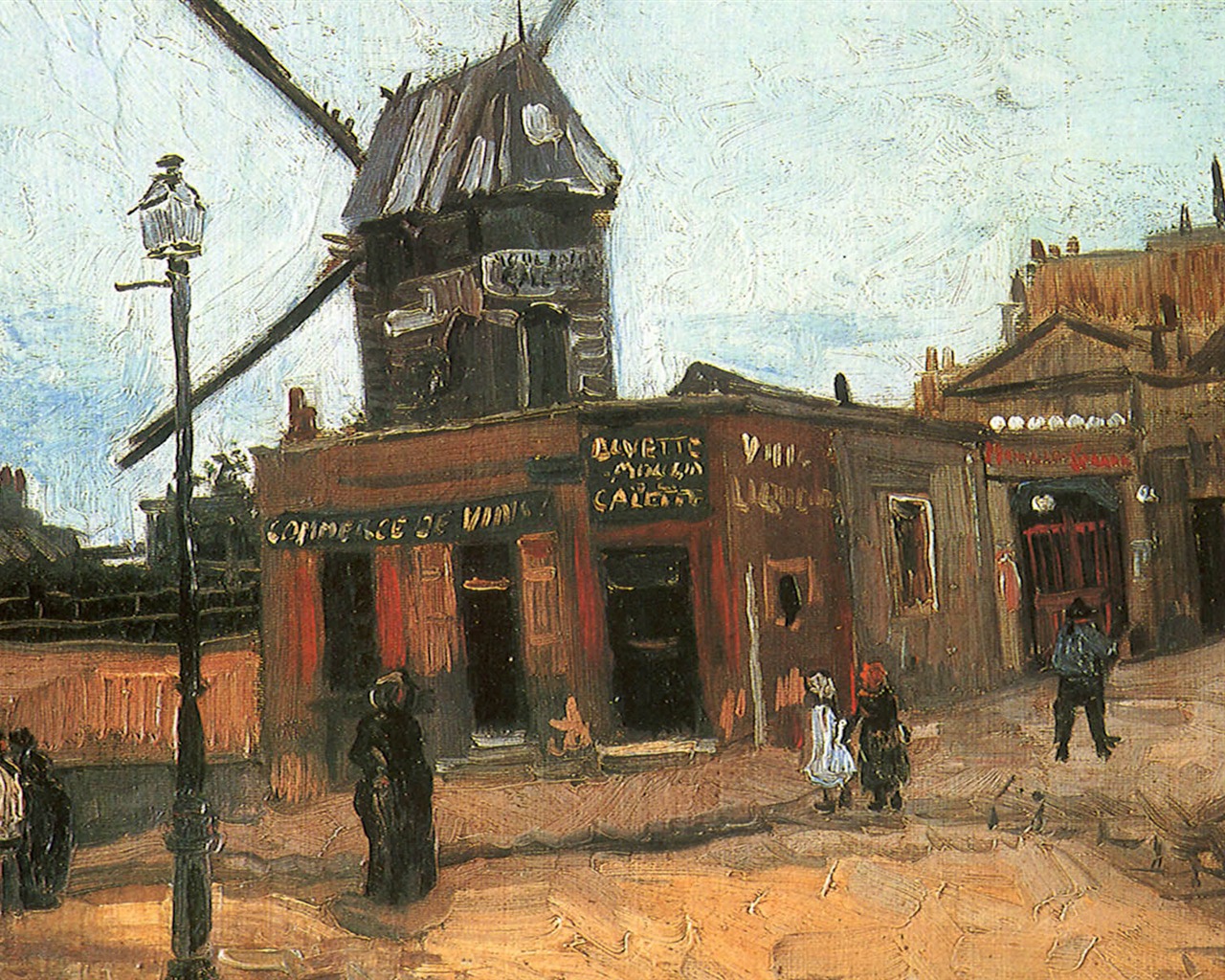 Vincent Van Gogh malování tapetu (2) #8 - 1280x1024