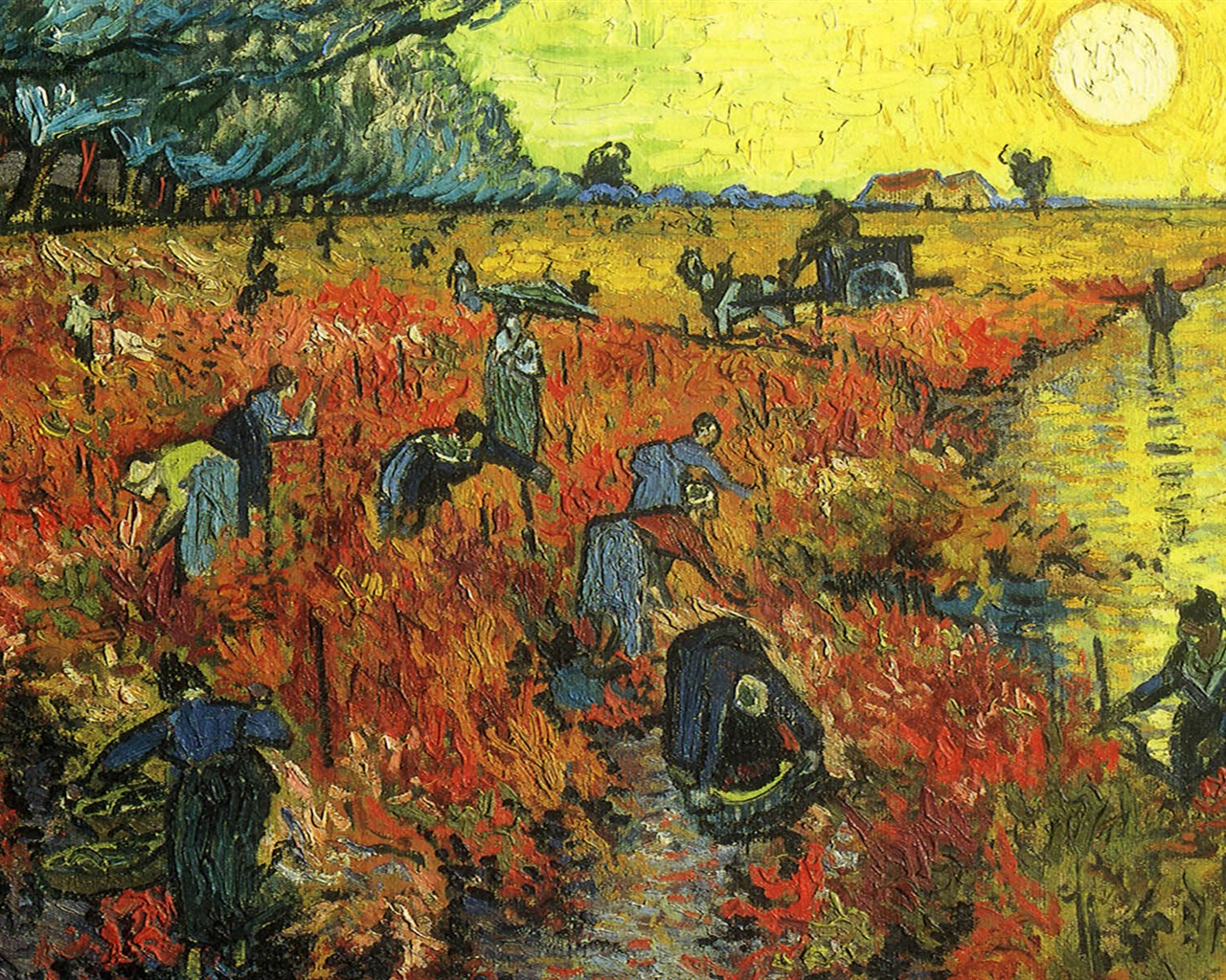 Vincent Van Gogh painting wallpaper (2) #12 - 1280x1024
