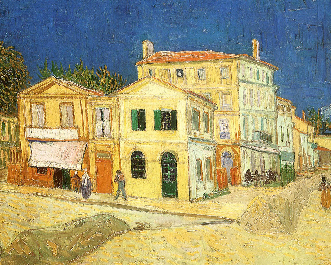 Vincent Van Gogh malování tapetu (2) #14 - 1280x1024