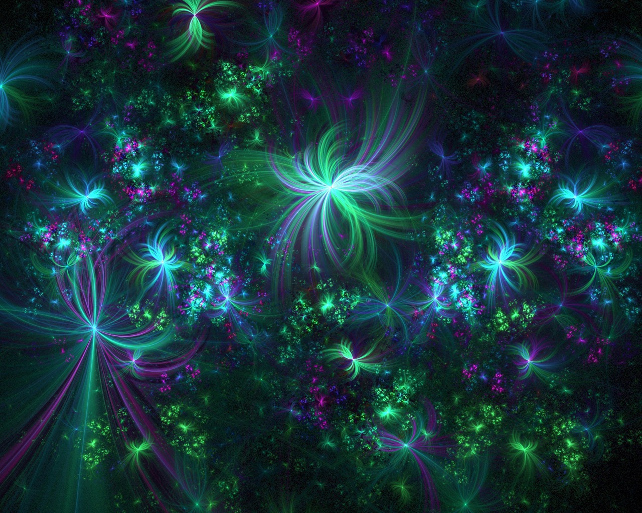 Dream květinovým vzorem tapety (3) #14 - 1280x1024
