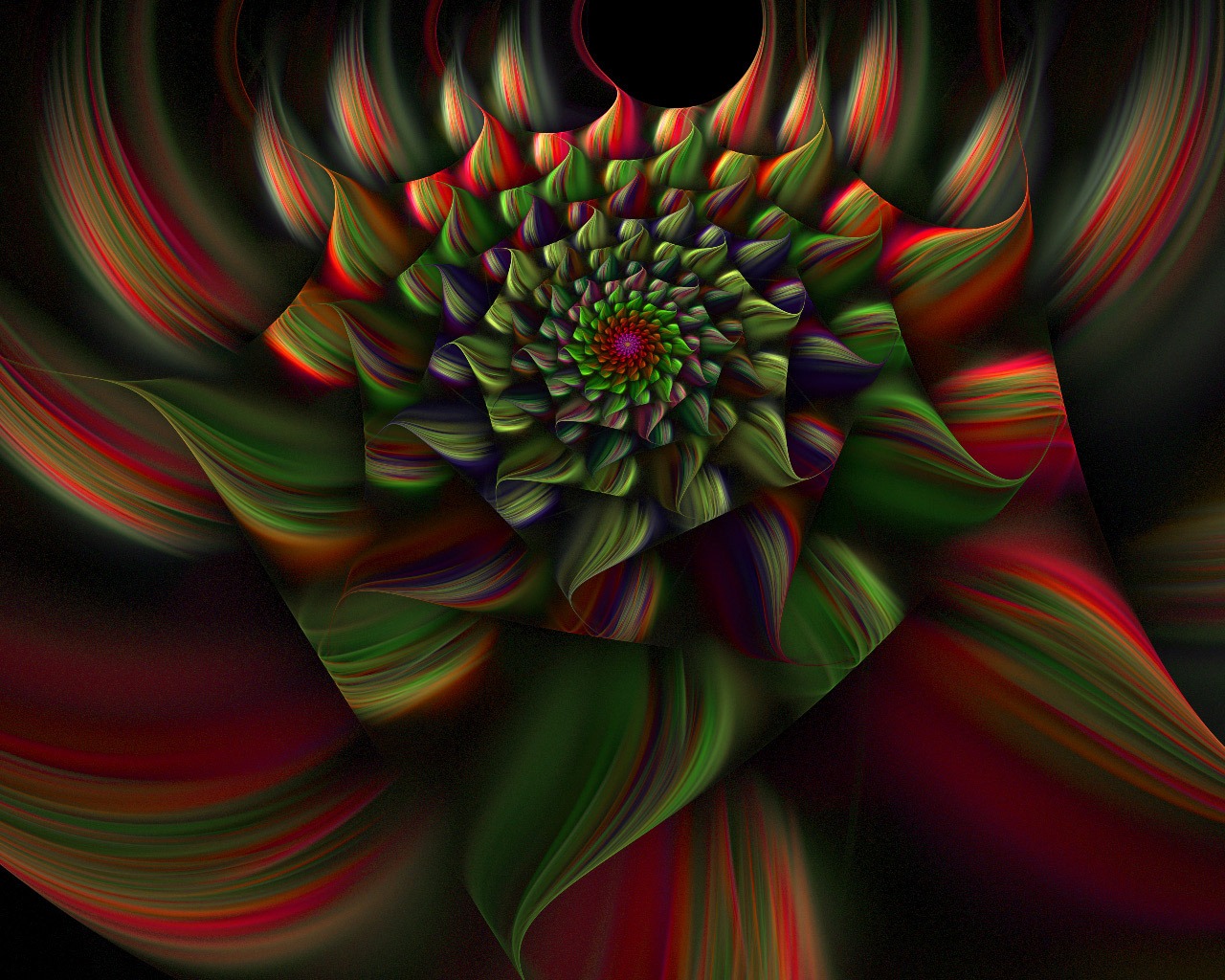 Dream květinovým vzorem tapety (3) #20 - 1280x1024
