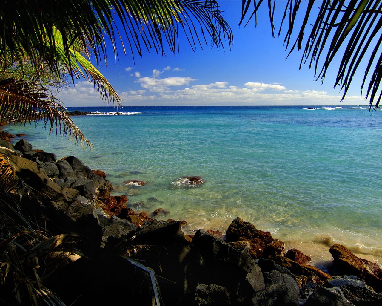 바탕 화면 하와이의 아름다운 풍경 #30 - 1280x1024