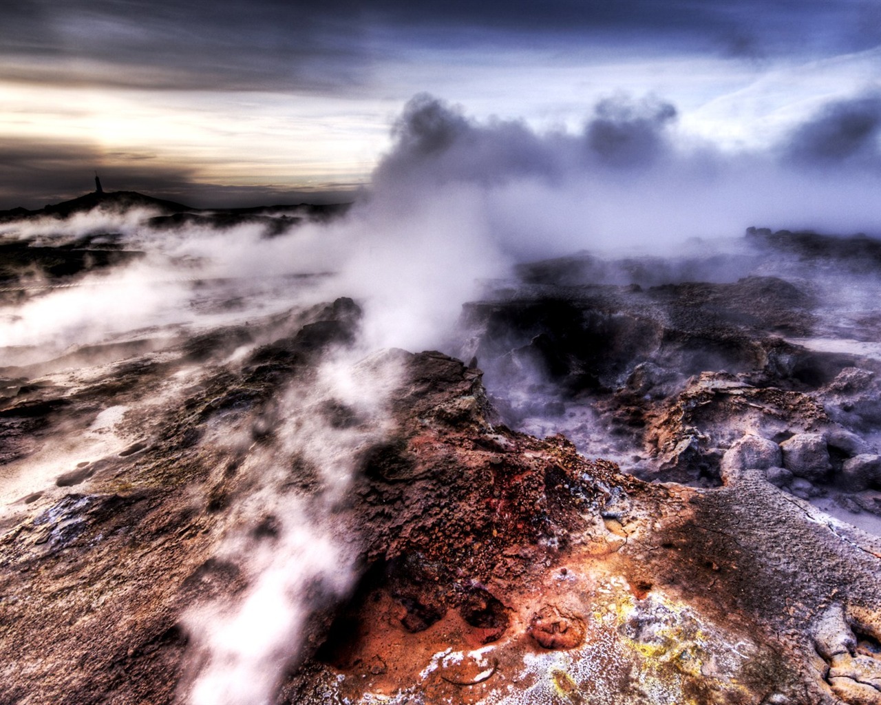 아이슬란드어 풍경의 HD 월페이퍼 (1) #1 - 1280x1024