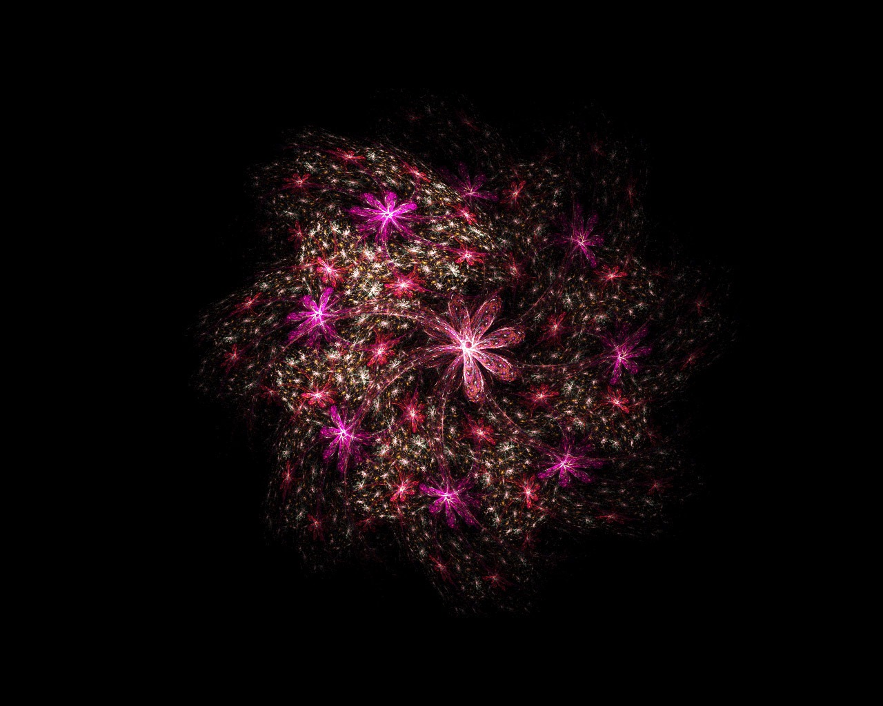 Dream květinovým vzorem tapety (4) #5 - 1280x1024