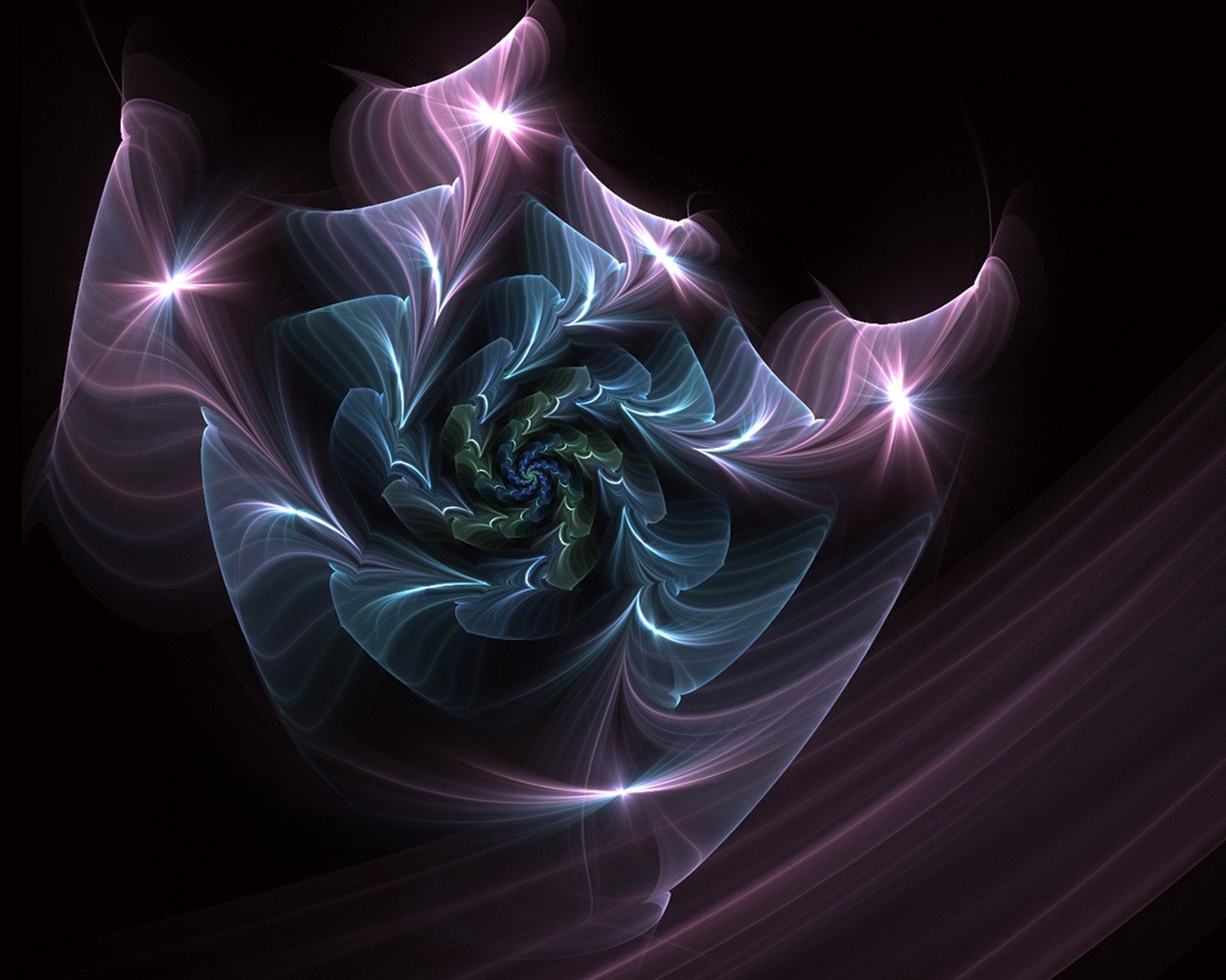 Dream květinovým vzorem tapety (4) #8 - 1280x1024