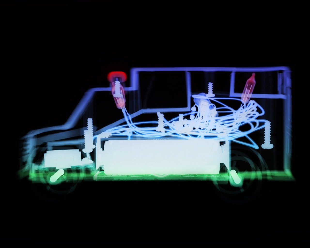 výhledu fluorescence širokoúhlý Tapeta #14 - 1280x1024