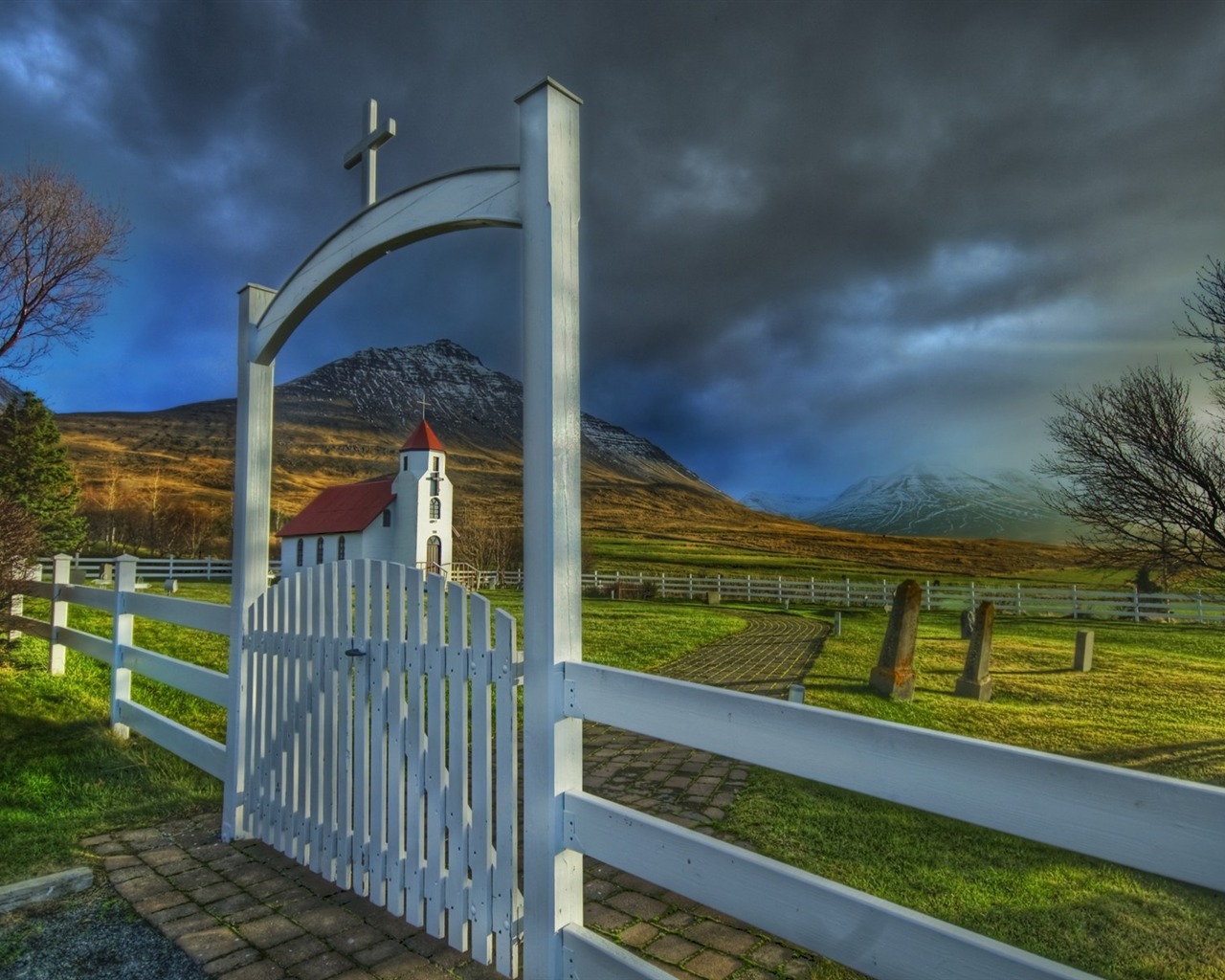 아이슬란드어 풍경의 HD 월페이퍼 (2) #3 - 1280x1024