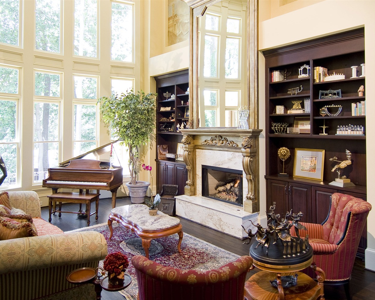 Living Room Photo Wallpaper (4) #1 - 1280x1024