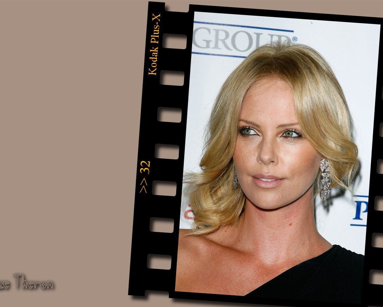 Charlize Theron krásná tapeta #11 - 1280x1024