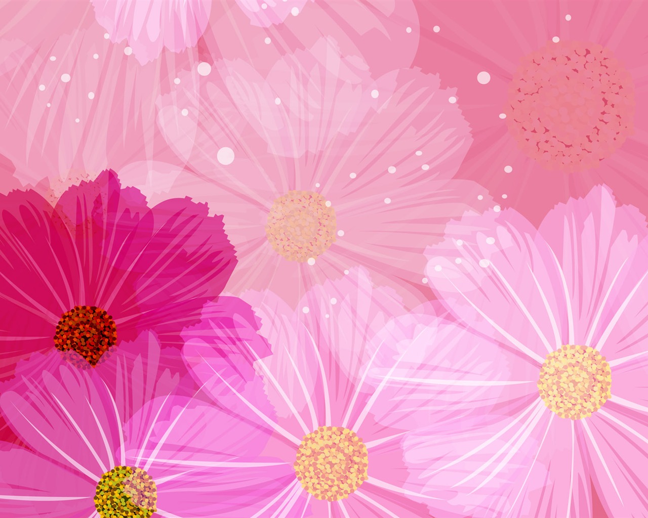 Synthetic Flower Wallpapers (2) #17 - 1280x1024