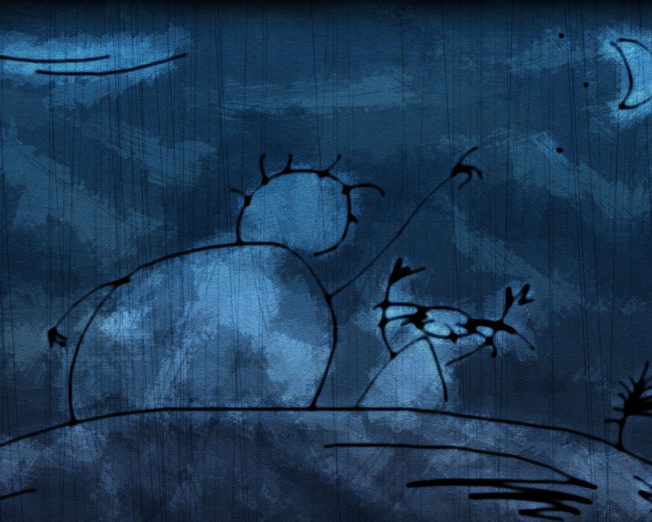 Luna vlads tema fondo de pantalla #3 - 1280x1024