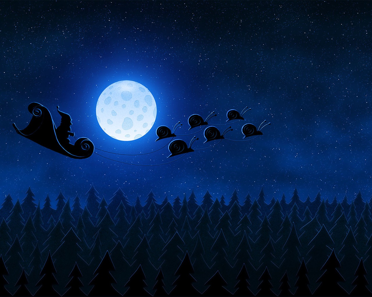 Luna vlads tema fondo de pantalla #5 - 1280x1024