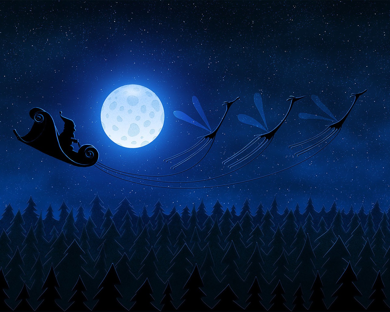 Luna vlads tema fondo de pantalla #6 - 1280x1024
