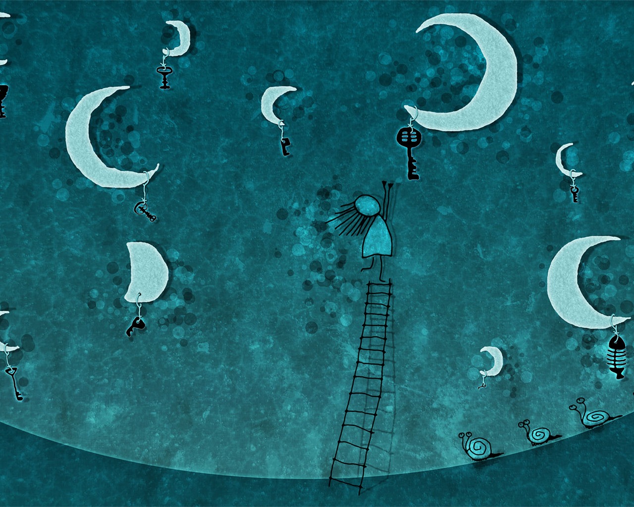 Vlads moon theme wallpaper #21 - 1280x1024