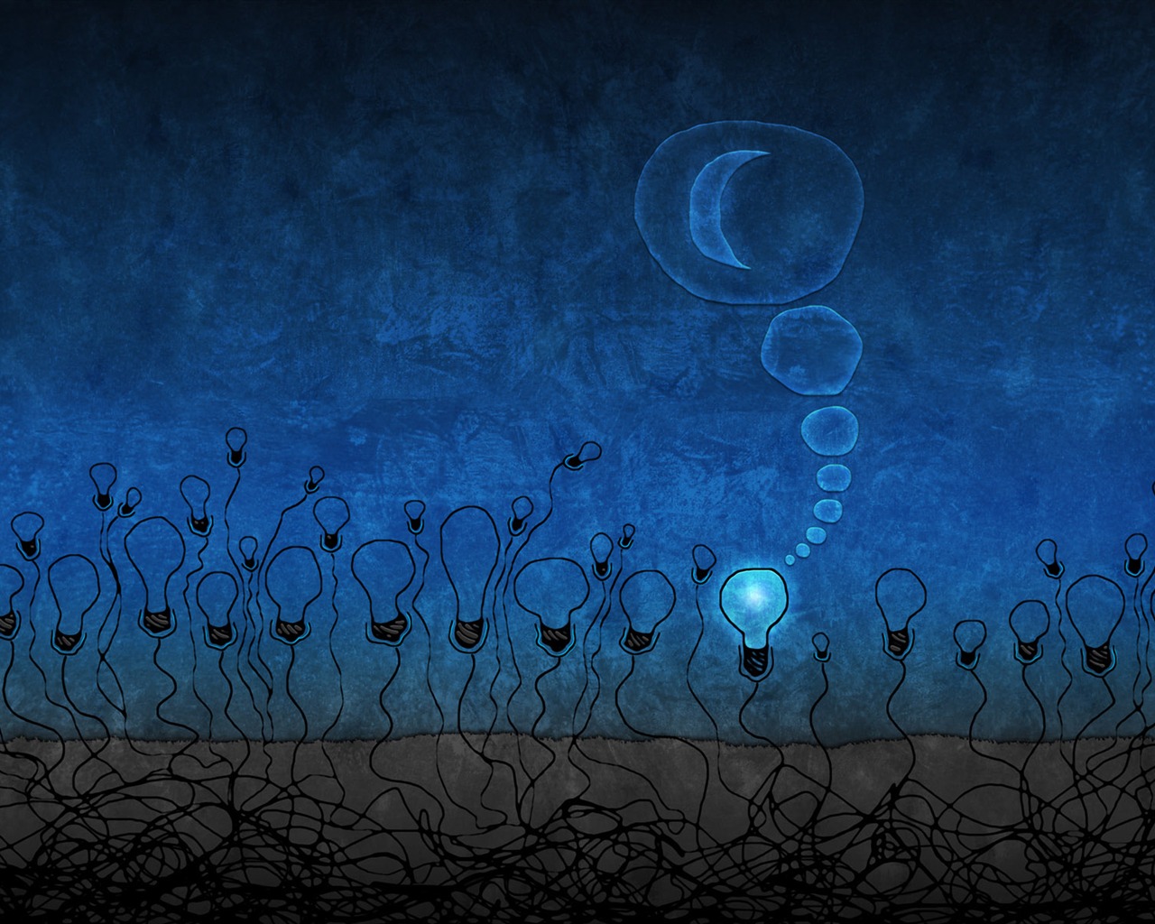 Vlads moon téma wallpaper #39 - 1280x1024