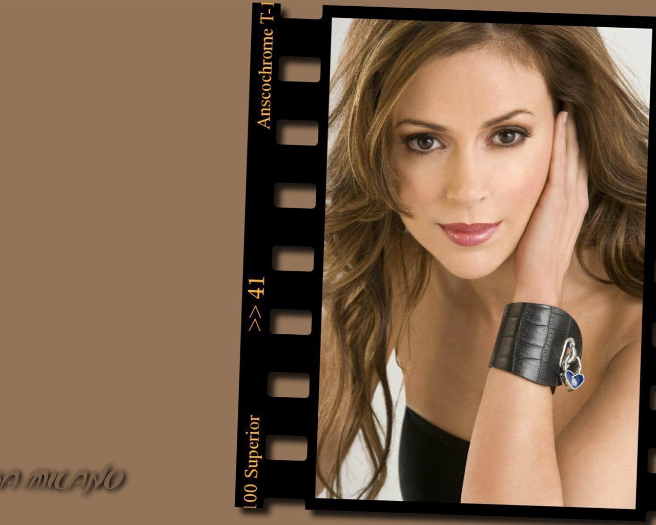Alyssa Milano krásnou tapetu #16 - 1280x1024