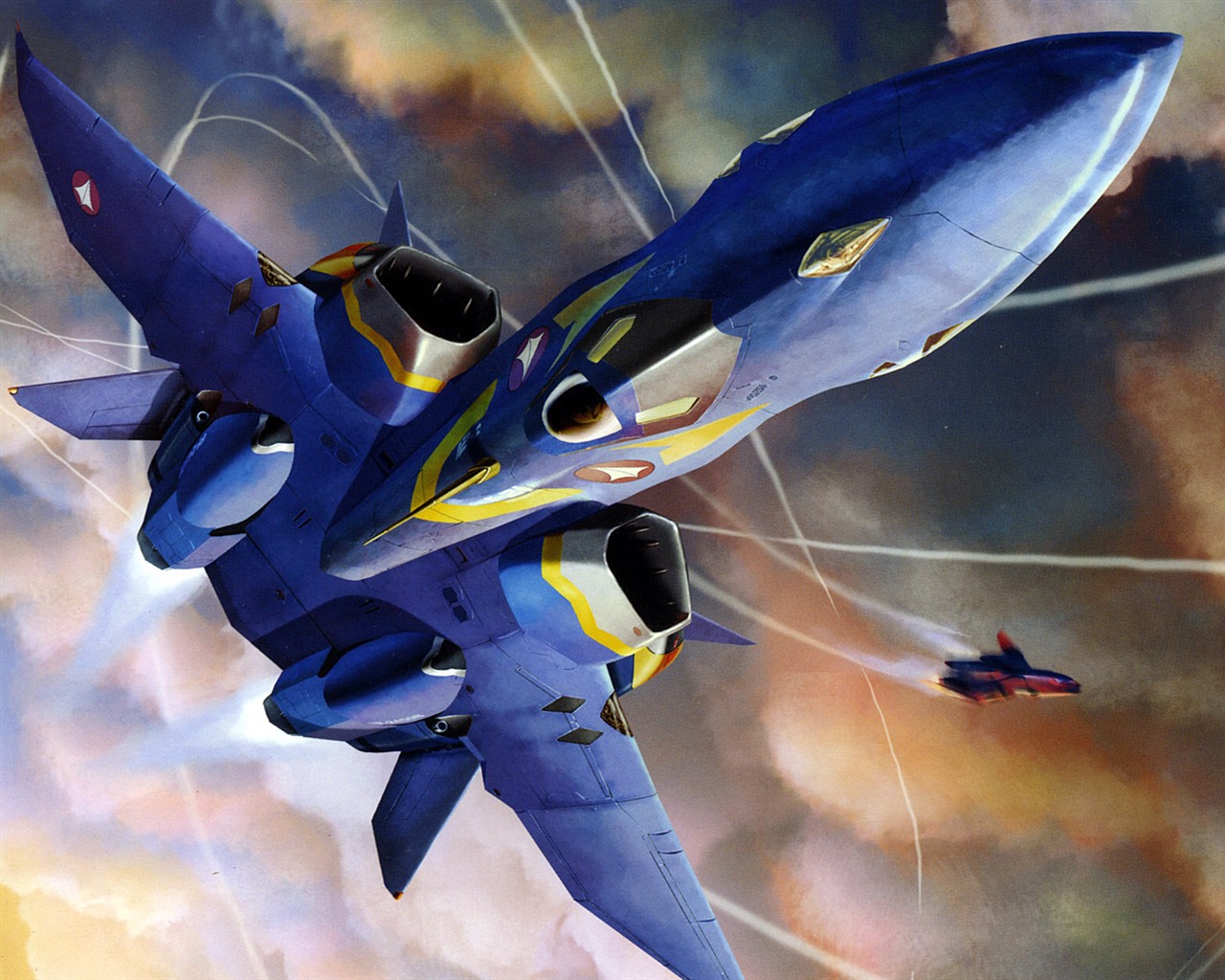 Fond d'écran de combat Macross (2) #4 - 1280x1024