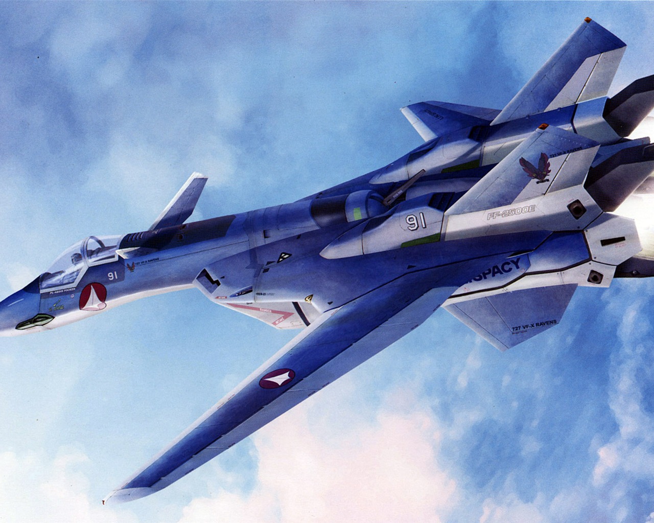 Macross fondo de pantalla de combate (2) #9 - 1280x1024