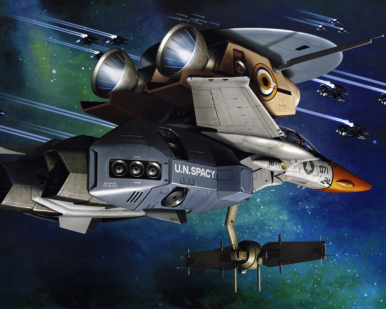 Macross bojovník tapetu (2) #18 - 1280x1024