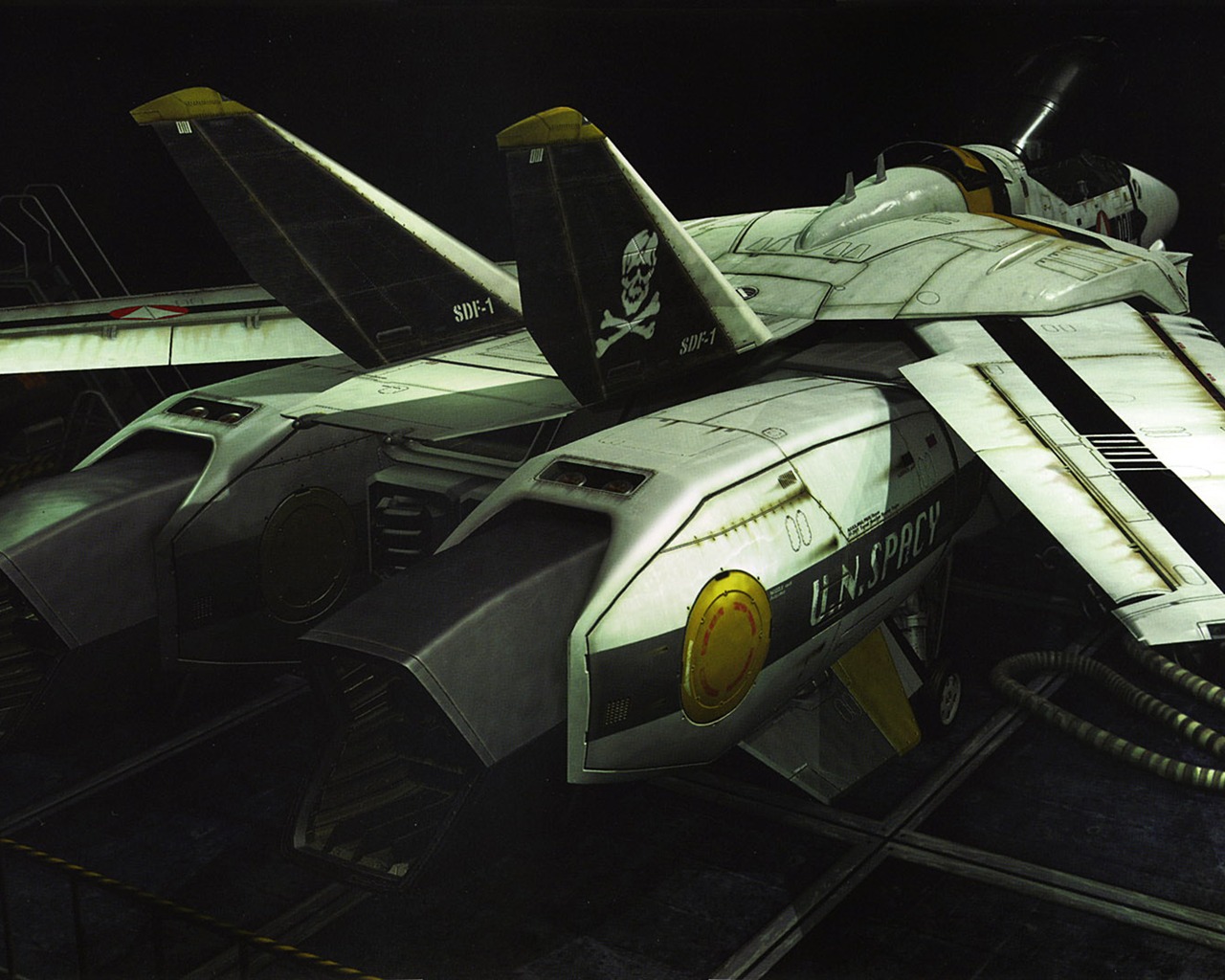 超時空要塞マクロスの戦闘機の壁紙(1) #8 - 1280x1024