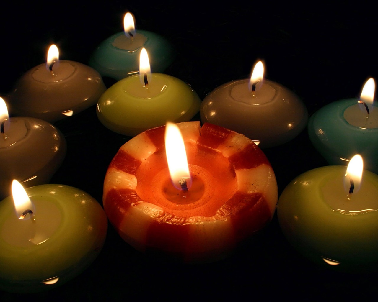 Luz de las velas fondo de pantalla (1) #14 - 1280x1024