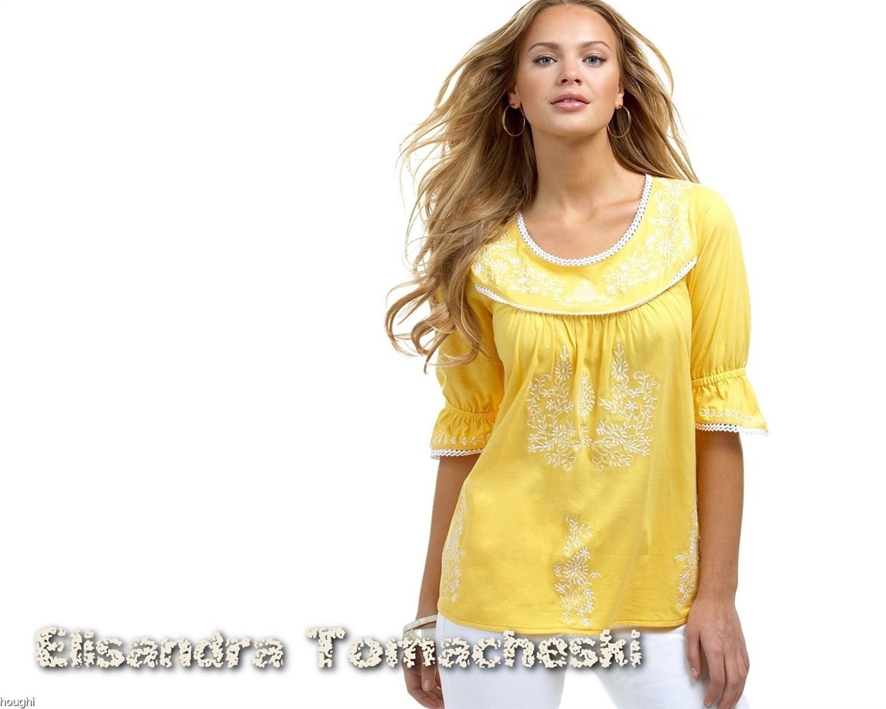 Elisandra Tomacheski hermoso fondo de pantalla #6 - 1280x1024