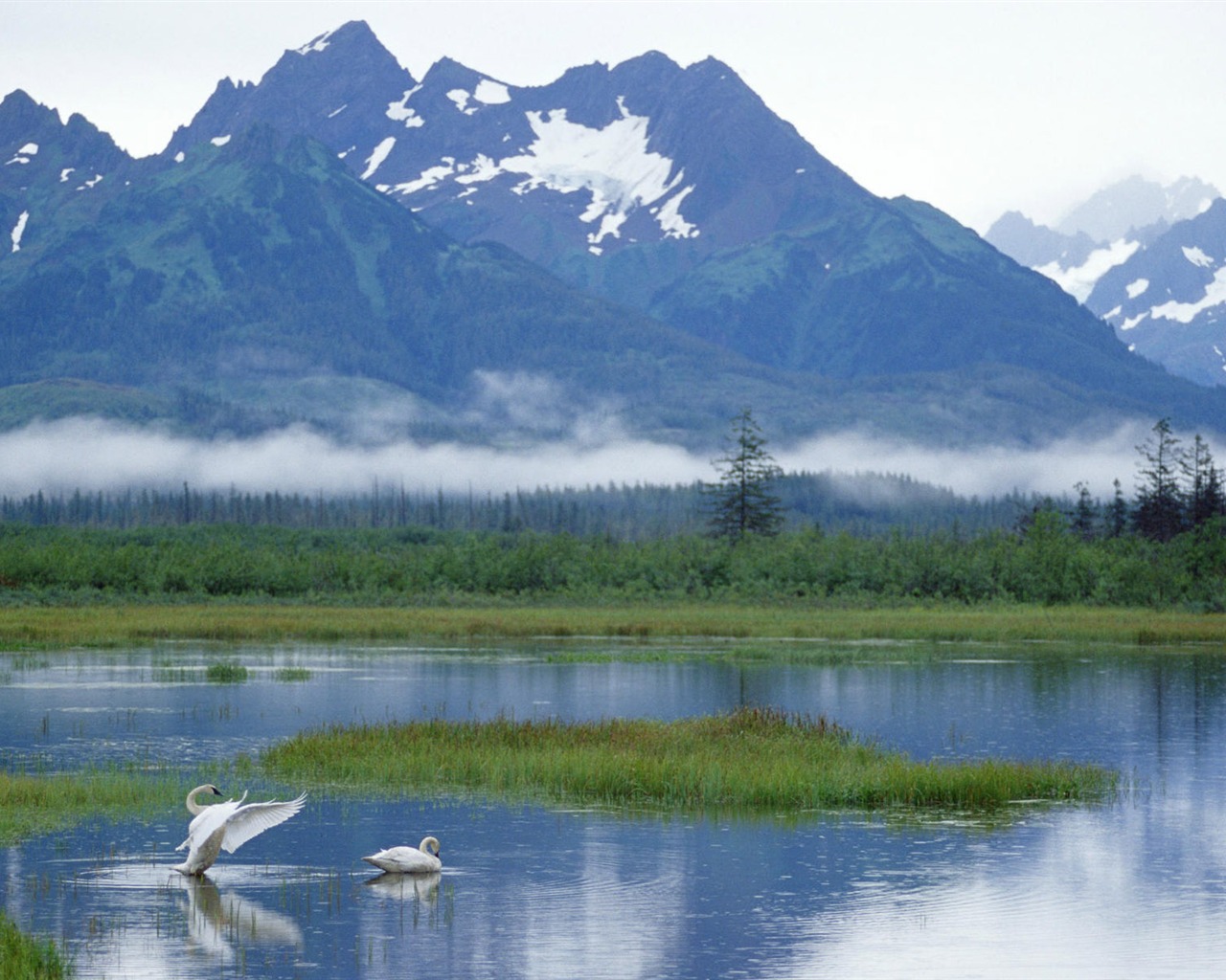 Fond d'écran paysage de l'Alaska (1) #12 - 1280x1024