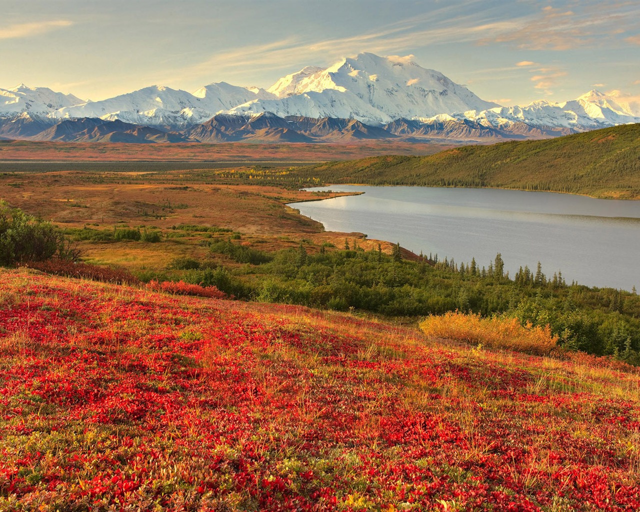 Fond d'écran paysage de l'Alaska (1) #20 - 1280x1024