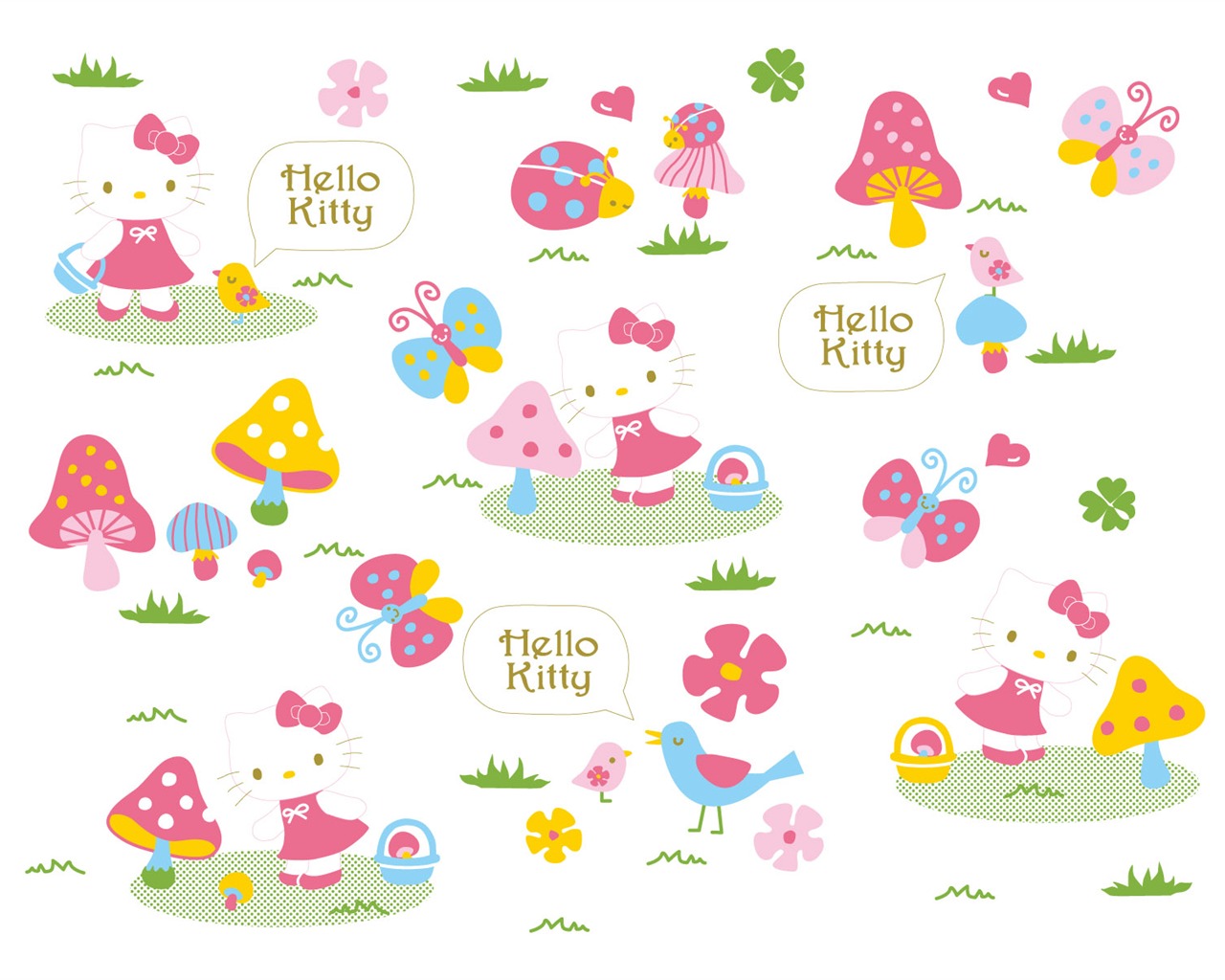 HelloKitty 壁紙(一) #2 - 1280x1024