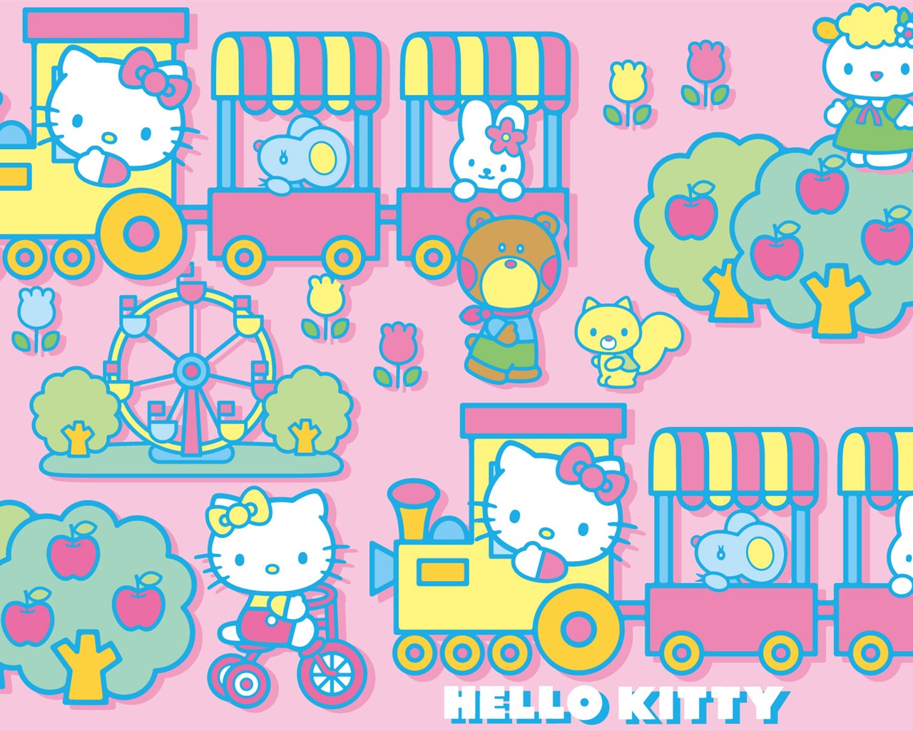 Fond d'écran HelloKitty (1) #5 - 1280x1024